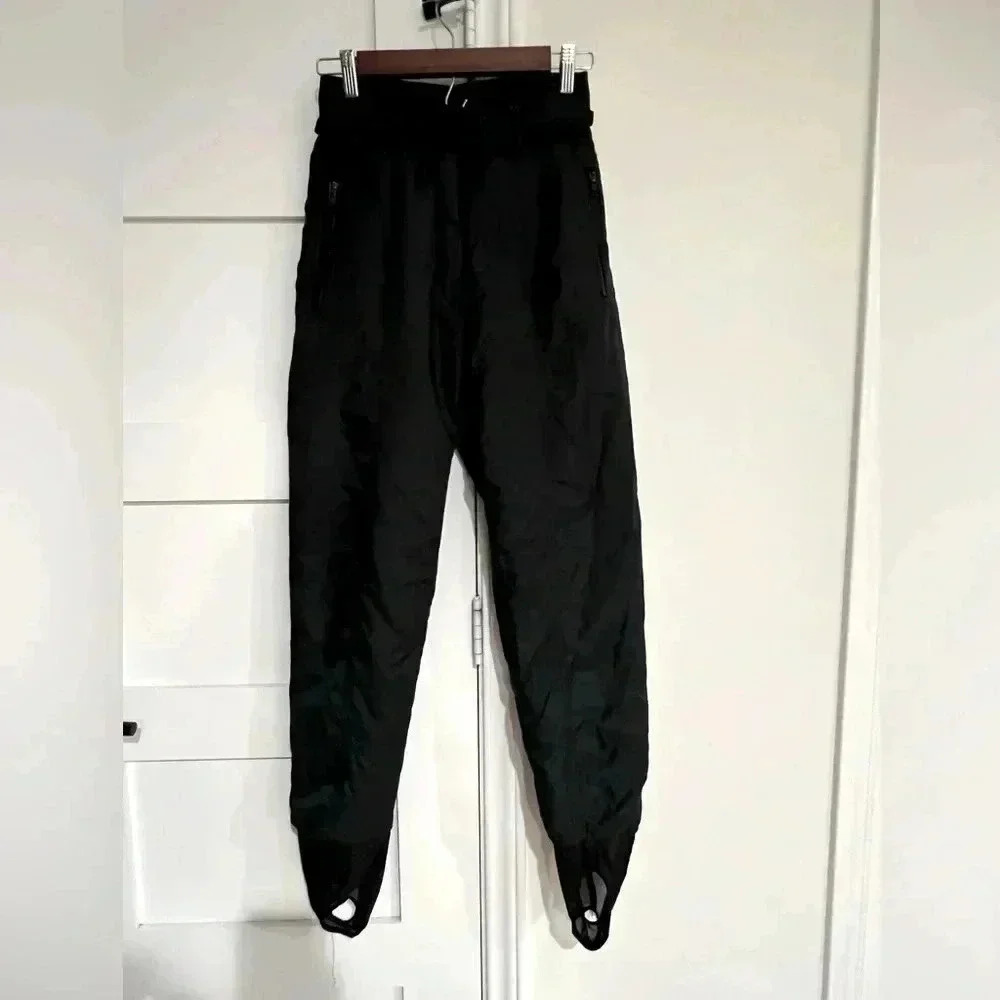 Sportina Women's Insulated Snow Ski Snowboard Pants with Belt Size 8 EUC